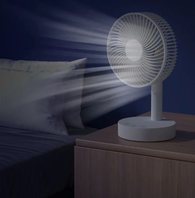 Rechargeable Fan F32B Desktop Fan Table Fan – 6 inch, 6 Blade, 1800Mah, 4 Wind Gear, low noise, 90 Degree Rotatable, USB Rechargeable, Compact Mini Fan Small Fan_img_3
