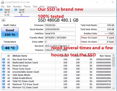 SSD 128GB | Goldenfir 2.5inch Internal SATA3 SSD 128GB Solid State Drive SSD for Laptop Desktop_img_3