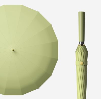 Creative retro umbrella - Premium Quality Exclusive Design 16 Bone Automatic Open Umbrella - straight rod, anti-storm, business class, double -handed long -handled_img_4