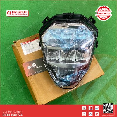 Headlight Assy for Suzuki Gixxer (New Model) bike.