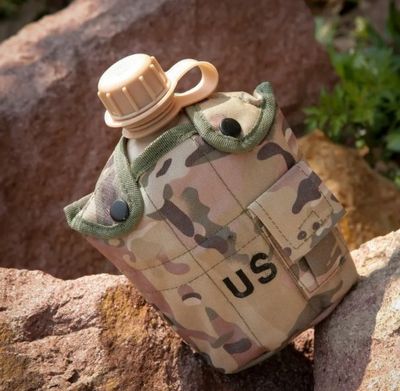 Hiking Teapot and Bottle Set - Adventurous multipurpose kettle and bottle set with a lucrative camouflage bag_img_3