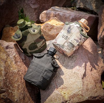 Hiking Teapot and Bottle Set - Adventurous multipurpose kettle and bottle set with a lucrative camouflage bag_img_4