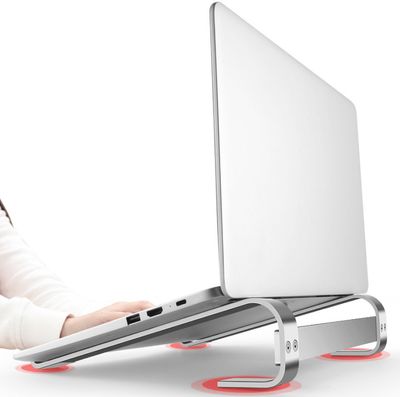 Laptop Stand - Premium Quality Aluminum Alloy Base Laptop Stand Height Increasing Laptop Support Stand Heat Dissipation Rack_img_4