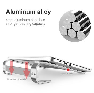 Laptop Stand - Premium Quality Aluminum Alloy Base Laptop Stand Height Increasing Laptop Support Stand Heat Dissipation Rack_img_5