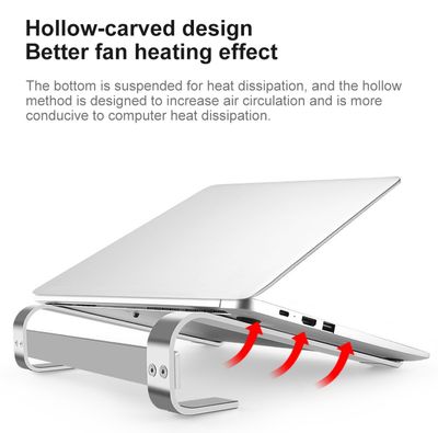 Laptop Stand - Premium Quality Aluminum Alloy Base Laptop Stand Height Increasing Laptop Support Stand Heat Dissipation Rack_img_6