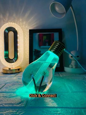 Aesthetic LED Bulb Humidifier – Mist Maker & Room Decor Light_img_1