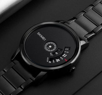SKMEI Fashion Quartz Waterproof Creative Stainless Steel Business Watch For Men 1260_img_1