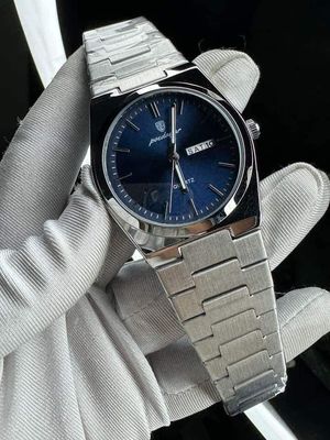 POEDAGAR 930 Men's New Luxury Luminous Date Week Stainless Steel Quartz Watch For Me_img_1