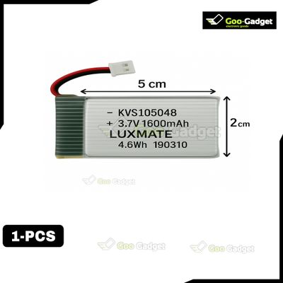 3.7V 1600mAh Rechargeable LiPo Battery for RC Drones, Cars & Toys_img_0