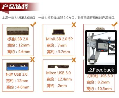 1.5 meter Printer Cable USB 2.0 for all type of usb printers_img_5