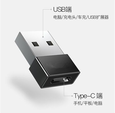 USB Type A male to Type C Female Adapter | USB C Adapter USB A Male to USB Type C Female Connector Type-c Adapter |  OTG Type C Female To USB A Male Converter_img_1