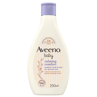 Aveeno Baby Calming Comfort Bedtime Bath & Wash for Delicate Skin 250ml_img_0