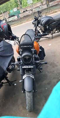 Premium Black Metal Visor For Yamaha FZ-X_img_3