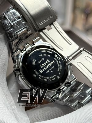 GSHOCK BLACK DIAL SILVER CHAIN_img_3