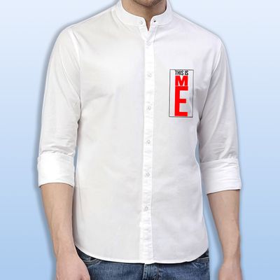 Premium Printed Ban Collar Shirt for Men_img_3