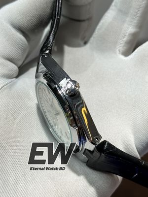 VACHERON CONSTANTIN QUARTZ WHITE DIAL BLACK DIAL SILVER CASE_img_2