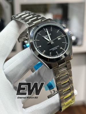 TISSOT QUARTZ BLACK DIAL SILVER CASE_img_0