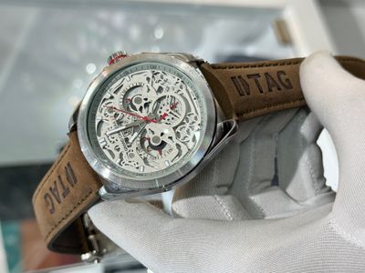 TAG QUARTZ BROWN BELT GREY DIAL_img_0