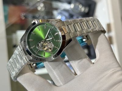 TISSOT AUTOMATIC CHAIN GREEN DIAL SILVER CASE_img_0