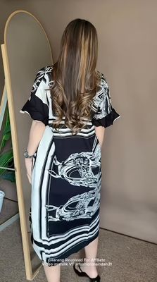 1 Picec Blue Ikat Lounge dress ✨_img_3