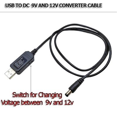 Ultra Smart Tech USB to DC 5V To DC  9V / 12V Voltage Converter Module USB Converter Adapter Cable 2.1x5.5mm Plug for Arduino WIFI_img_1
