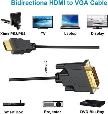 1.5m 1080p 3D HD mi To Dvi Hdmi Cable Dvi-D 24+1 Pin Adapter Cables For Lcd Dvd Hdtv Xbox High Speed ​​Dvi To Hdmi Cable 1.5m - Alliance_img_1