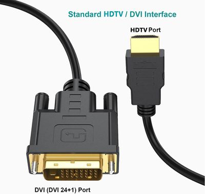1.5m 1080p 3D HD mi To Dvi Hdmi Cable Dvi-D 24+1 Pin Adapter Cables For Lcd Dvd Hdtv Xbox High Speed ​​Dvi To Hdmi Cable 1.5m - Alliance_img_4