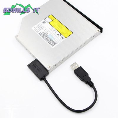 USB to 6+7 13Pin Slimline Slim SATA Cable For Laptop CD-ROM_img_0