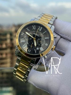 FOSSIL AUTO TWO TONE BLACK_img_0