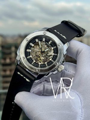 FOSSIL AUTO NEW BLACK BELT BLACK DIAL_img_0