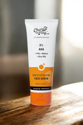 Chemist at Play Gentle Exfoliating Face Scrub for Clear & Glowing Skin-100ml_img_0