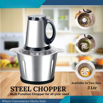 Bajaj 2000 watt high Power Stainless Steel Material High Quality and Powerfull Food Chopper Grinders_img_3