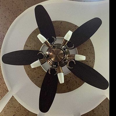 Polycab Superia SP02 48" Designer Remote Control BLDC Underlight Ceiling Fan (Antique Copper Rosewood) PC-101_img_1