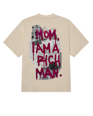 Rich Man Oversized Tshirt - Beige_img_0