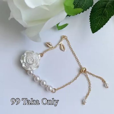 Pretty rose bracelet.99 Taka only. 2 colours Available_img_2
