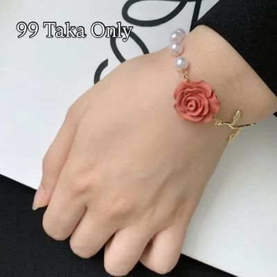 Pretty rose bracelet.99 Taka only. 2 colours Available_img_4