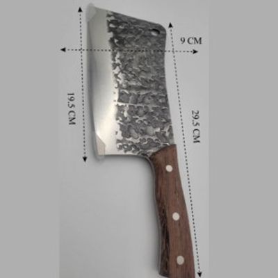 Kitchen Knife – Damascus Steel with Wooden Handle_img_0