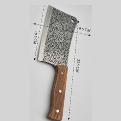 Kitchen Knife – Damascus Steel with Wooden Handle_img_0