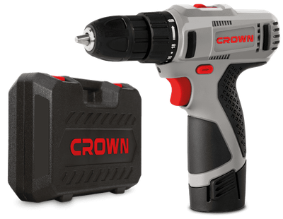 CROWN Professional Cordless Drill/Screwdriver with 2pcs Battery & Charger, 12V, 1.5Ah, 10mm, 25N.m; Model: CT21053LH-1.5 BMC_img_2