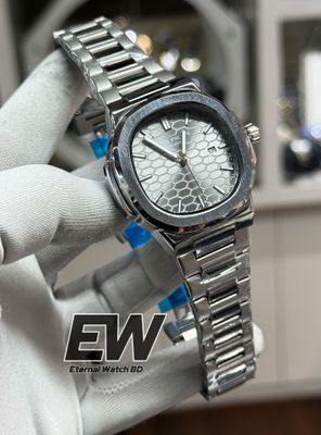 PATEK SWEEP CHAIN HONEYCOM GREY DIAL_img_0