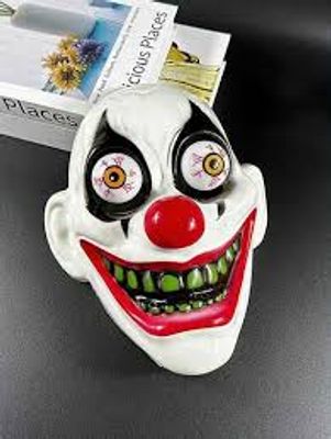 Payday Face Mask Halloween Party Resin Clown Mask_img_1
