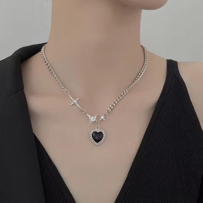 black heart necklace_img_2