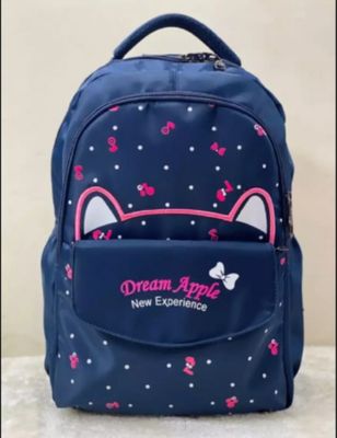 Wonderful Design Women Exclusive School & College Backpack - School Bag For Girls Pink colour/ blue/black_img_1