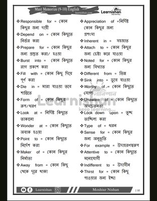 Must Memorize Class 9-10 English_img_2