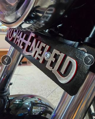 Premium Front Name Plate Board For Royal Enfield All Model_img_5