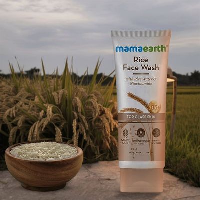 Mamaearth Rice Face Wash with Rice Water & Niacinamide – 100ml | Gentle Cleanser for Glowing Skin - 79032_img_2