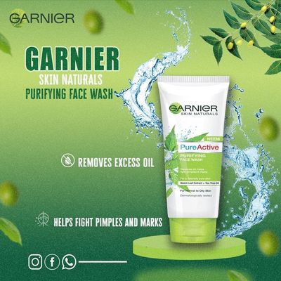 Garnier Pure Active Neem Face Wash 50g_img_1