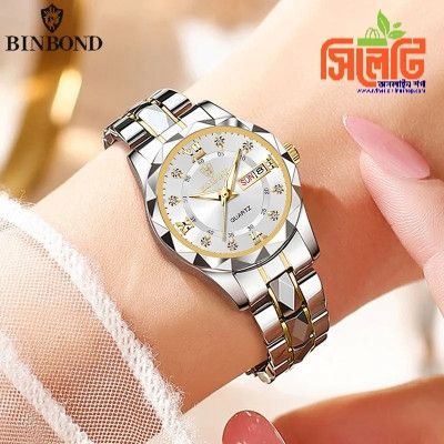 BINBOND Top Brand Luxury Fashion Business Womens Watches 30M Week Date Clock Sport Quartz Womens Wristwatch_img_2