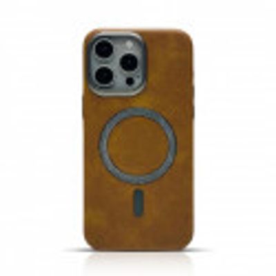 Smoothy Finish PU Mix Perfume Leather Magsafe Case For Iphone 12 to 16 pro Max_img_2