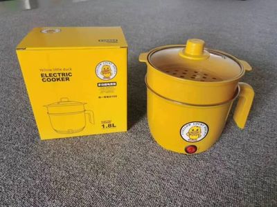Small Yellow Duck Mini Non-Stick Electric Cooking Pot_img_4